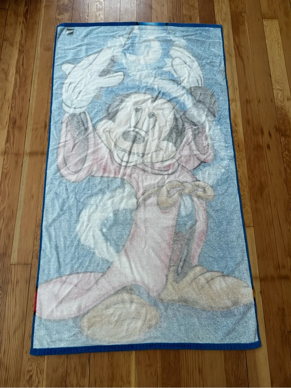 Vintage Sorcerer Mickey Mouse Beach Towel